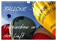 Ballone - Faszination in der Luft (Wandkalender 2025 DIN A4 quer), CALVENDO Monatskalender