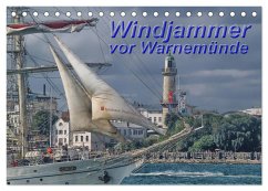 Windjammer vor Warnemünde (Tischkalender 2025 DIN A5 quer), CALVENDO Monatskalender Windjammer vor Warnemünde (Tischkalender 2025 DIN A5 quer), CALVENDO Monatskalender