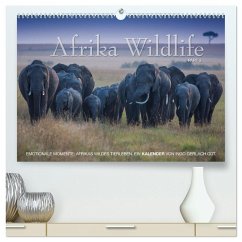 Emotionale Momente: Afrika Wildlife. Part 3. / CH-Version (hochwertiger Premium Wandkalender 2025 DIN A2 quer), Kunstdruck in Hochglanz