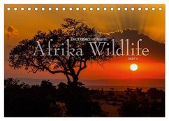 Emotionale Momente: Afrika Wildlife Part 2 / CH-Version (Tischkalender 2025 DIN A5 quer), CALVENDO Monatskalender