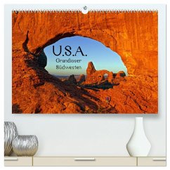 USA - Grandioser Südwesten (hochwertiger Premium Wandkalender 2025 DIN A2 quer), Kunstdruck in Hochglanz