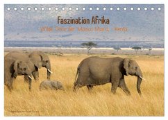 Faszination Afrika - wilde Tiere der Masai Mara - Kenia (Tischkalender 2025 DIN A5 quer), CALVENDO Monatskalender - Calvendo;Patzel, Ralph