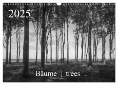 Bäume trees 2025 (Wandkalender 2025 DIN A3 quer), CALVENDO Monatskalender