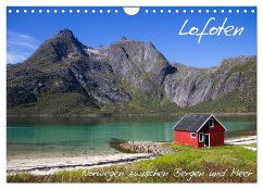 Lofoten - Norwegen zwischen Bergen und Meer (Wandkalender 2025 DIN A4 quer), CALVENDO Monatskalender