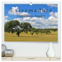 Extremadura - Unbekanntes Spanien (hochwertiger Premium Wandkalender 2025 DIN A2 quer), Kunstdruck in Hochglanz - Calvendo;LianeM