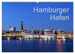 Hamburger Hafen (Wandkalender 2025 DIN A2 quer), CALVENDO Monatskalender