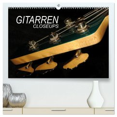 GITARREN Closeups (hochwertiger Premium Wandkalender 2025 DIN A2 quer), Kunstdruck in Hochglanz
