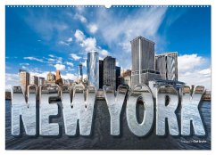 New York (Wandkalender 2025 DIN A2 quer), CALVENDO Monatskalender