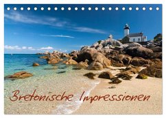 Bretonische Impressionen (Tischkalender 2025 DIN A5 quer), CALVENDO Monatskalender