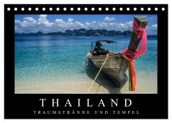 Thailand - Traumstrände und Tempel (Tischkalender 2025 DIN A5 quer), CALVENDO Monatskalender