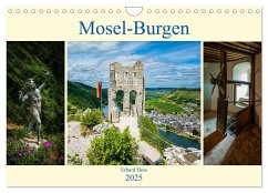 Mosel-Burgen (Wandkalender 2025 DIN A4 quer), CALVENDO Monatskalender