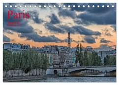 Paris (Tischkalender 2025 DIN A5 quer), CALVENDO Monatskalender
