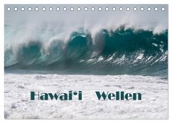 Hawai'i Wellen (Tischkalender 2025 DIN A5 quer), CALVENDO Monatskalender