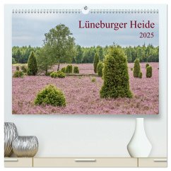 Lüneburger Heide (hochwertiger Premium Wandkalender 2025 DIN A2 quer), Kunstdruck in Hochglanz