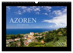 Azoren - São Miguel (Wandkalender 2025 DIN A3 quer), CALVENDO Monatskalender