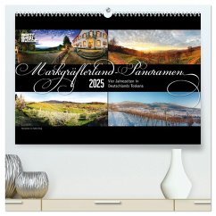 Markgräflerland-Panoramen - Vier Jahreszeiten in der Toskana Deutschlands (hochwertiger Premium Wandkalender 2025 DIN A2 quer), Kunstdruck in Hochglanz