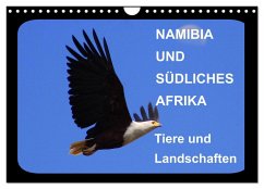 Namibia und Südliches Afrika - Tiere und Landschaften (Wandkalender 2025 DIN A4 quer), CALVENDO Monatskalender