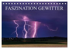 Faszination Gewitter (Tischkalender 2025 DIN A5 quer), CALVENDO Monatskalender