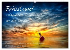Friesland - verzauberte Landschaft an der Nordsee / CH-Version (Wandkalender 2025 DIN A2 quer), CALVENDO Monatskalender - Calvendo;Roder, Peter
