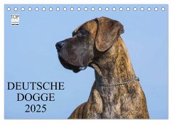 Deutsche Dogge 2025 (Tischkalender 2025 DIN A5 quer), CALVENDO Monatskalender - Calvendo;Starick, Sigrid