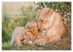 Emotionale Momente: Liebenswerte Löwenbabys / CH-Version (Wandkalender 2025 DIN A3 quer), CALVENDO Monatskalender