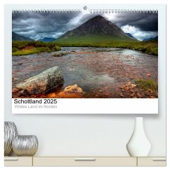 Schottland 2025 - Wildes Land im Norden (hochwertiger Premium Wandkalender 2025 DIN A2 quer), Kunstdruck in Hochglanz - Calvendo;Kalender365.com
