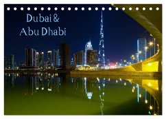 Dubai und Abu Dhabi 2025 (Tischkalender 2025 DIN A5 quer), CALVENDO Monatskalender
