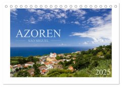 Azoren - São Miguel (Tischkalender 2025 DIN A5 quer), CALVENDO Monatskalender - Calvendo;Schlüter, Susanne