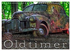 Oldtimer - verlassen verrostet vergessen (Wandkalender 2025 DIN A4 quer), CALVENDO Monatskalender