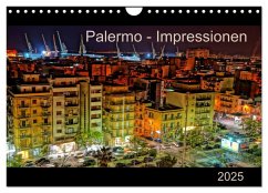 Palermo - Impressionen (Wandkalender 2025 DIN A4 quer), CALVENDO Monatskalender - Calvendo
