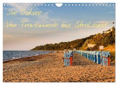 Die Ostsee - Von Travemünde bis Stralsund (Wandkalender 2025 DIN A4 quer), CALVENDO Monatskalender