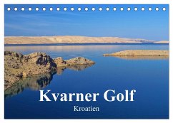 Kvarner Golf - Kroatien (Tischkalender 2025 DIN A5 quer), CALVENDO Monatskalender