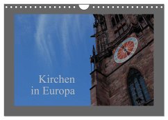 Kirchen in Europa (Wandkalender 2025 DIN A4 quer), CALVENDO Monatskalender - Calvendo;Falk, Dietmar