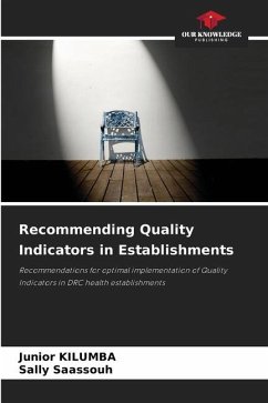 Recommending Quality Indicators in Establishments - KILUMBA, Junior;Saassouh, Sally