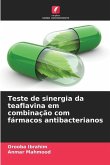 Teste de sinergia da teaflavina em combinação com fármacos antibacterianos
