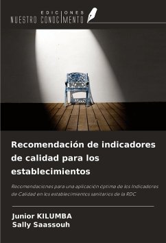 Cover Recomendación de indicadores de calidad para los establecimientos