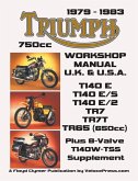 TRIUMPH 750cc TWINS 1979-1983 WORKSHOP MANUAL