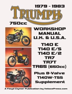 TRIUMPH 750cc TWINS 1979-1983 WORKSHOP MANUAL - Clymer, Floyd
