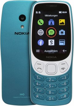 Nokia 3210 4G mit Netzteil scuba blue