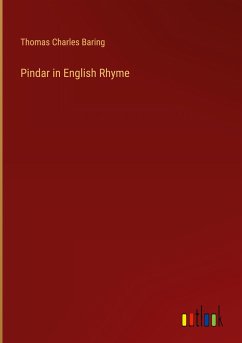 Pindar in English Rhyme