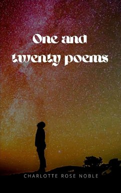 Cover One and twenty poems