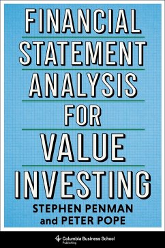 Financial Statement Analysis for Value Investing (eBook, ePUB) - Penman, Stephen; Pope, Peter F.
