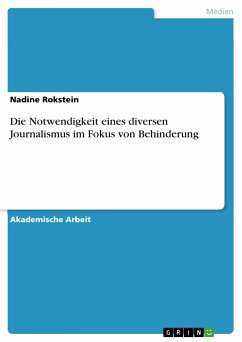 Die Notwendigkeit eines diversen Journalismus im Fokus von Behinderung (eBook, PDF)