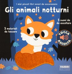 Cover Gli animali notturni. I miei piccoli libri sonori da accarezzare
