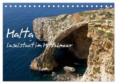 Malta - Inselstaat im Mittelmeer (Tischkalender 2025 DIN A5 quer), CALVENDO Monatskalender