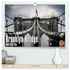 Brooklyn Bridge - New York City (hochwertiger Premium Wandkalender 2025 DIN A2 quer), Kunstdruck in Hochglanz - Calvendo;Pinkoss Photostorys, Oliver