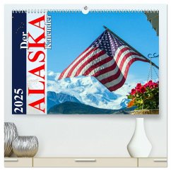 Der Alaska Kalender (hochwertiger Premium Wandkalender 2025 DIN A2 quer), Kunstdruck in Hochglanz - Calvendo;Steinwald, Max