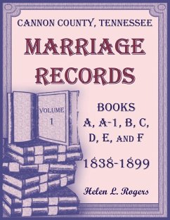 Cannon County, Tennessee Marriage Records, Books A, A-1, B, C, D, E, and F, 1838-1899, Volume 1 - Rogers, Helen