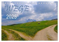 Wege 2025 (Tischkalender 2025 DIN A5 quer), CALVENDO Monatskalender