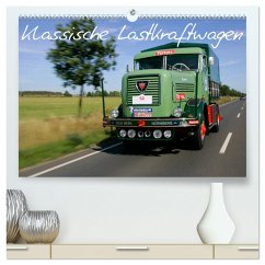 Klassische Lastkraftwagen (hochwertiger Premium Wandkalender 2025 DIN A2 quer), Kunstdruck in Hochglanz